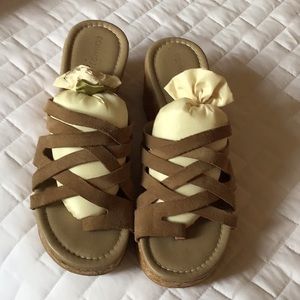 Donald Pliner wedge sandals